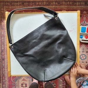 Sondra Roberts Squared blk hobo bag